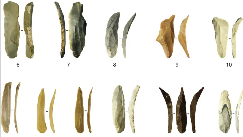 Tracking the emergence of the Upper Palaeolithic in western Asia and Europe: A Multiple Correspondence Analysis of Protoaurignacian and Southern Ahmarian lithics